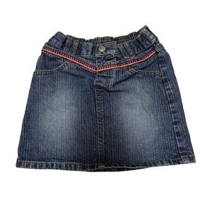 Vintage Y2K Old Navy‎ Girls Forth of July Skirt, Size 4T, Danim American Flag